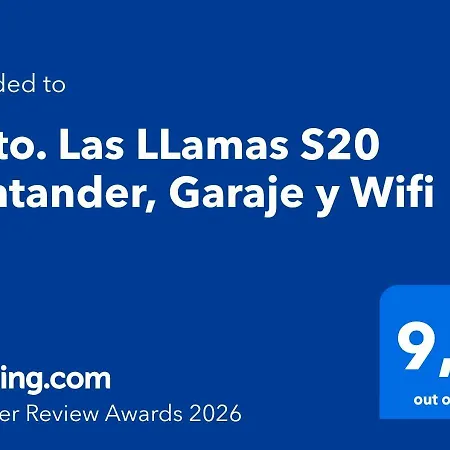 Apto. Llamas S20 Santander, Garaje Y Wifi Lägenhet